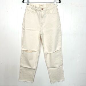 NWT Universal Thread Vintage Straight Jeans Size‎ 2 / 26 Off-White Stretch ly